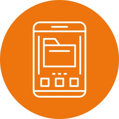 Dizin web simgesi basit illüstrasyon