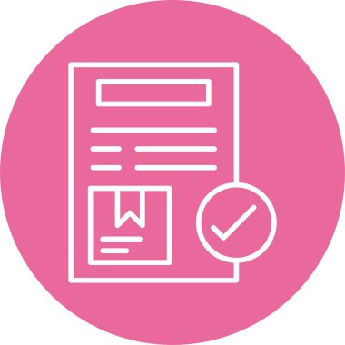 Vektör belgesi Simge illüstrasyonu