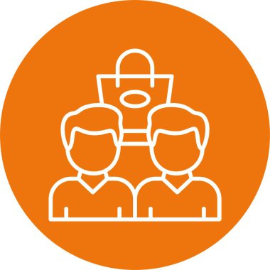 Alışveriş Topluluğu ana hatları biçim simgesi