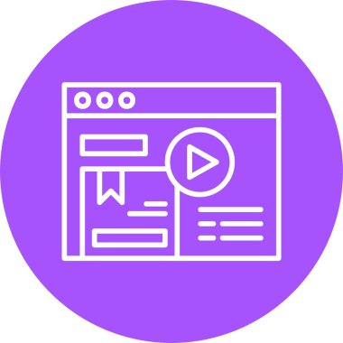 Ürün Video özet biçimi simgesi