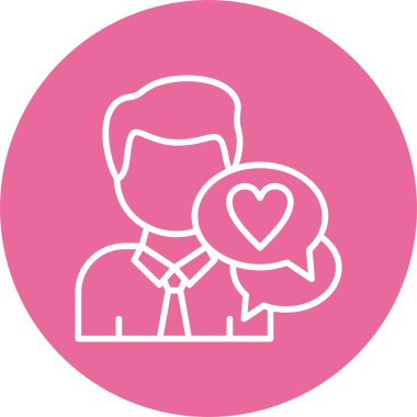 Geri besleme web simgesi basit illüstrasyon