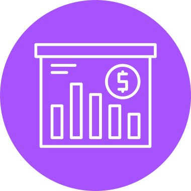 çubuk çizelgesi vektör illüstrasyonu 