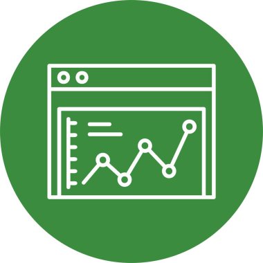 Web sitesi web simgesi basit illüstrasyon 