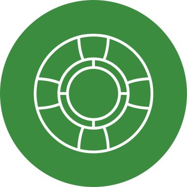 yaşam şamandırası vektör illüstrasyonu