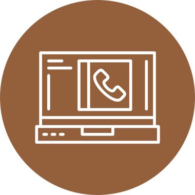 minimalist dizüstü bilgisayar simgesi, vektör illüstrasyonu basit tasarım