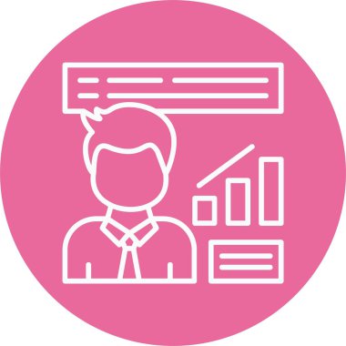 büyüme web simgesi basit illüstrasyon