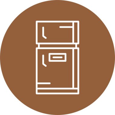 fridge web icon simple illustration