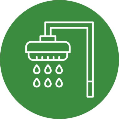 duş web tasarımı vektör illüstrasyonu