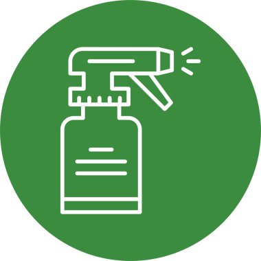 Sprey simgesi, vektör illüstrasyonu