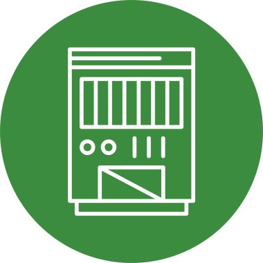 Nemlendirici ağ simgesi vektörü 