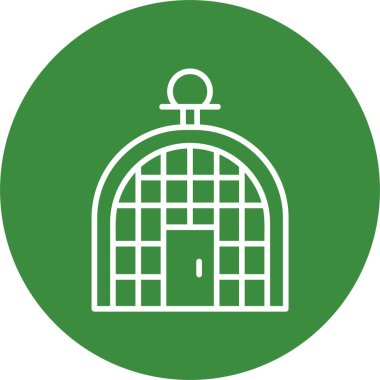 Kuş kafesi ağ simgesi vektörü 