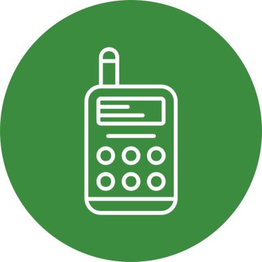 Bebek monitörü ağ ikonu vektör çizimi 