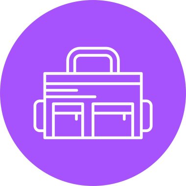  Bez çantası ağ simgesi vektörü 