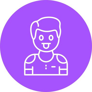 human avatar icon, vector illustration simple design