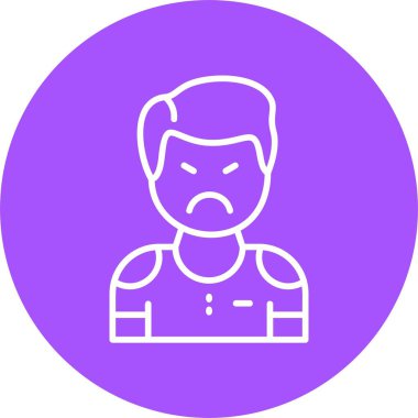 human avatar icon, vector illustration simple design