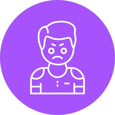 human avatar icon, vector illustration simple design