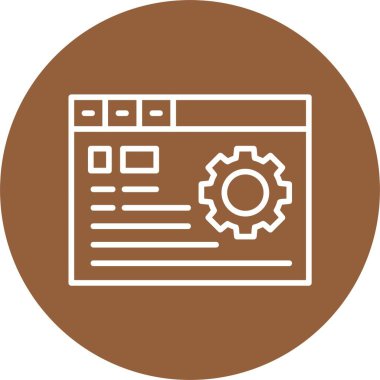 seo konsept simgesi, vektör illüstrasyonu basit tasarım