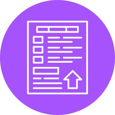 Siyah arkaplanda SERP simgesi izole edildi