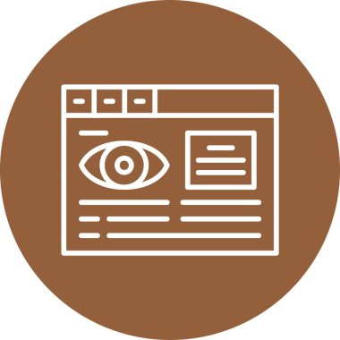 Web sitesi simgesi ve internet konsepti beyaz arkaplanda izole edildi 