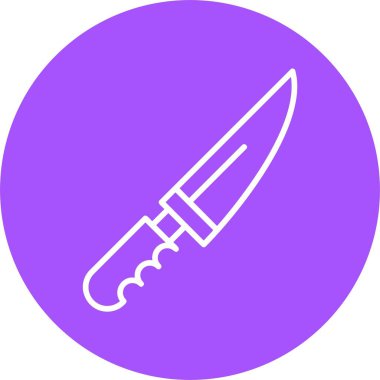 Bıçak. Web simgesi basit illüstrasyon 