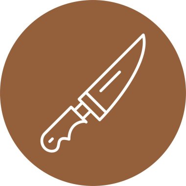 Bıçak. Web simgesi basit illüstrasyon 