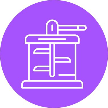 Bir b simgesinin vektör illüstrasyonu