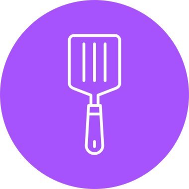 Spatula web simgesi vektör çizimi