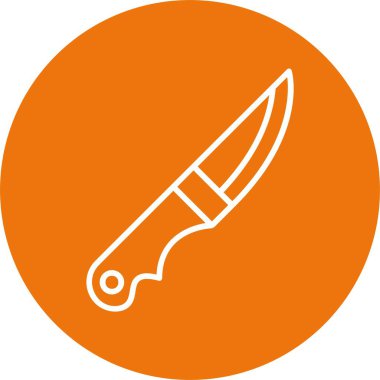 Bıçak. Web simgesi basit illüstrasyon 