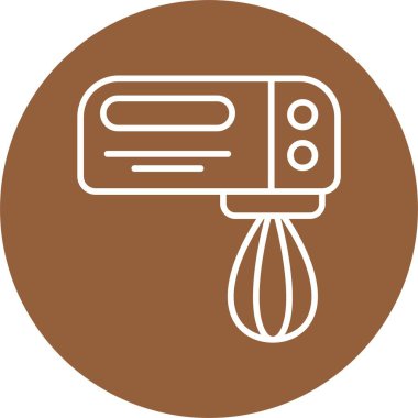 Karıştırıcı web simgesi vektör illüstrasyonu