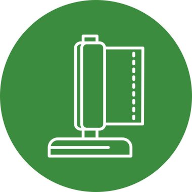 Kağıt havlu ağ simgesi vektör illüstrasyonu