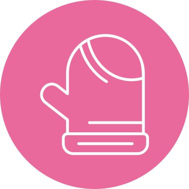 fırın web simgesi basit illüstrasyon