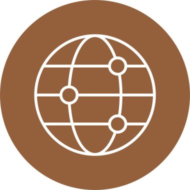 dünya web simgesi vektör illüstrasyonuName