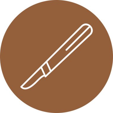 Bıçak. Web simgesi basit illüstrasyon 