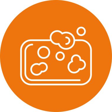 sabun Ağı simgesi basit illüstrasyon