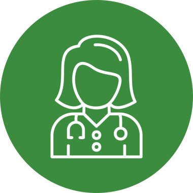 Doktor Web simgesi vektör illüstrasyonu