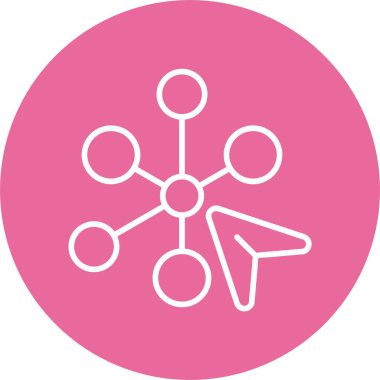 Seo simgesinin vektör illüstrasyonu