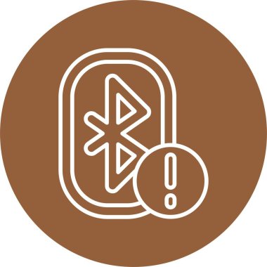 bluetooth. Web simgesi basit illüstrasyon