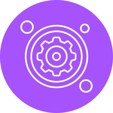 Ayarlar web simgesi basit illüstrasyon