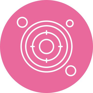 Beyaz arka plan üzerinde izole izleyici simgesi 