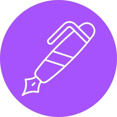 Kalem. Web simgesi basit tasarım 