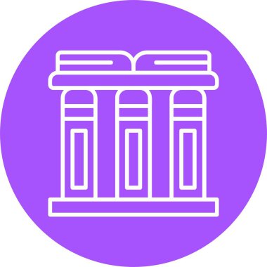 kitapların simge vektör illüstrasyonu