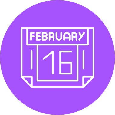 Takvim günü simgesi, vektör illüstrasyonu basit tasarım