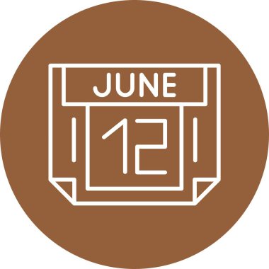 Takvim günü simgesi, vektör illüstrasyonu basit tasarım