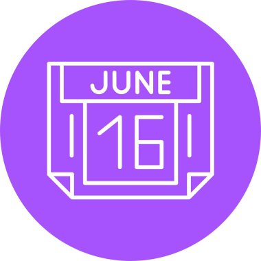 Takvim günü simgesi, vektör illüstrasyonu basit tasarım