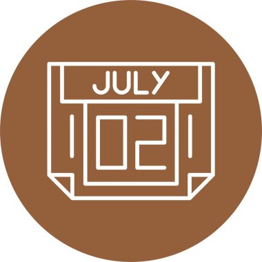 Takvim günü simgesi, vektör illüstrasyonu basit tasarım