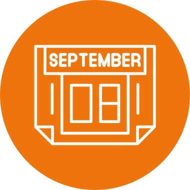 Takvim günü simgesi, vektör illüstrasyonu basit tasarım