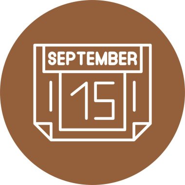 Takvim günü simgesi, vektör illüstrasyonu basit tasarım