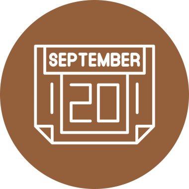 Takvim günü simgesi, vektör illüstrasyonu basit tasarım