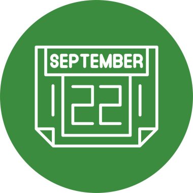 Takvim günü simgesi, vektör illüstrasyonu basit tasarım