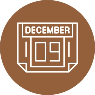 Takvim günü simgesi, vektör illüstrasyonu basit tasarım